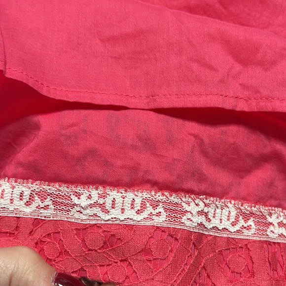 Lilly Pulitzer hot pink dress with gold hardware. Size 0 - Picture 11 of 12
